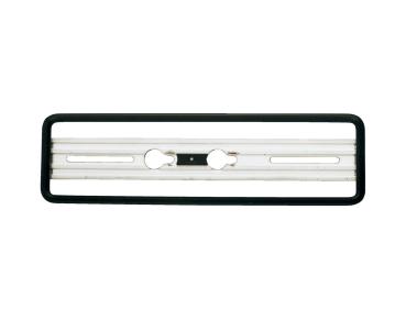 Quick-fix Nummerrahmen, schwarz, 30x8cm