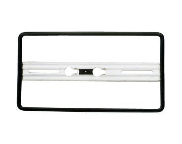 Quick-fix Nummerrahmen, schwarz, 30x16cm