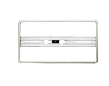 Quick-fix Nummerrahmen, silber, 30x16cm