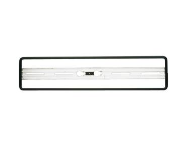 Quick-fix Nummerrahmen, schwarz, 50x11cm