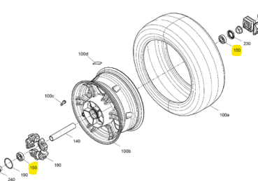 Lager hinten links oder rechts
