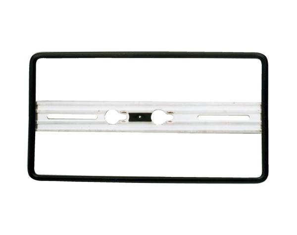 Quick-fix Nummerrahmen, schwarz, 30x16cm