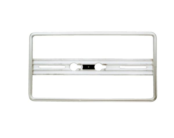 Quick-fix Nummerrahmen, silber, 30x16cm