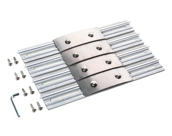 Quick-fix Halteplatten, abschliessbar, Set à 4 Stück