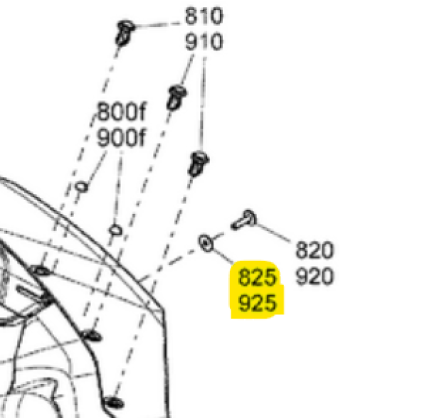 Unterlagsscheibe Torxschraube Verkleidung
